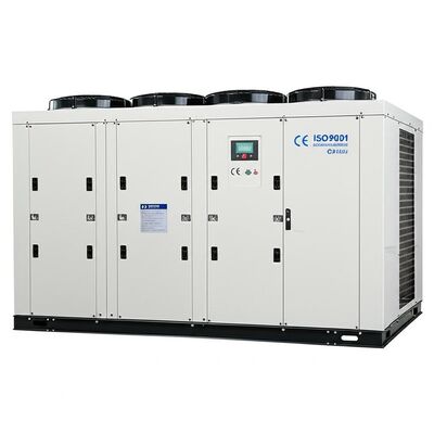 CE ISO9001認証取得の空冷式水チラー、318KWの入力電力と075KWのポンプ電力、熱交換システム向け